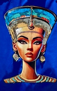 Green Boho-Chic Waterproof Embroidered Bag with Wooden Details