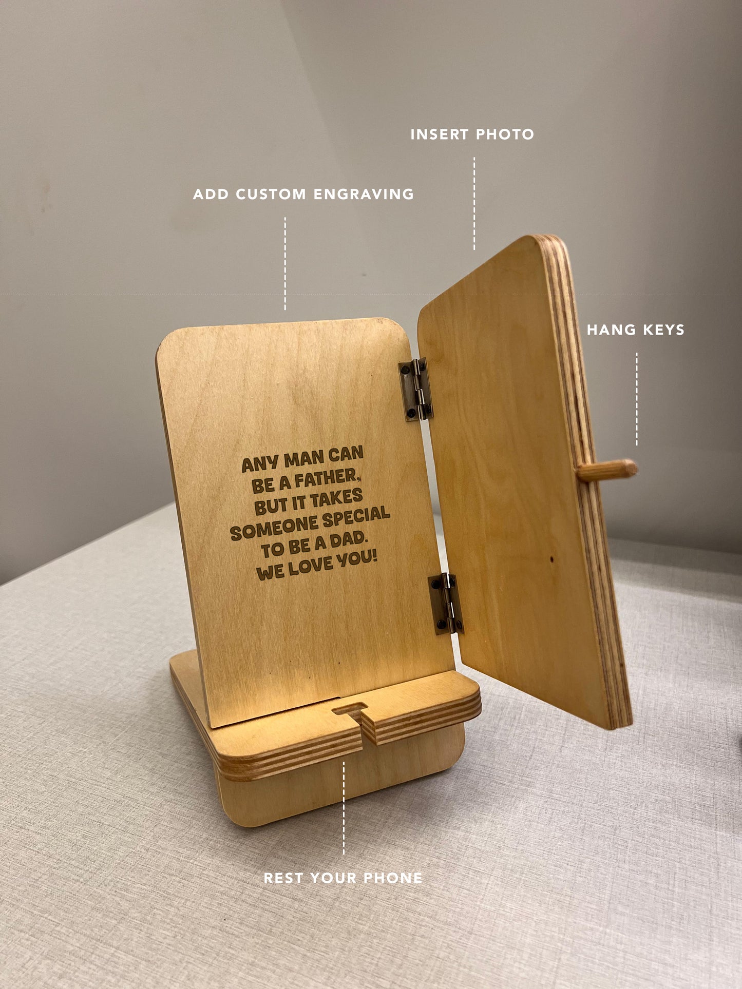 “Custom Wooden Stands & Frames”