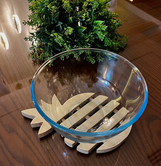 Hot Stuff Meets Sweet Style – Wooden Pineapple Trivet