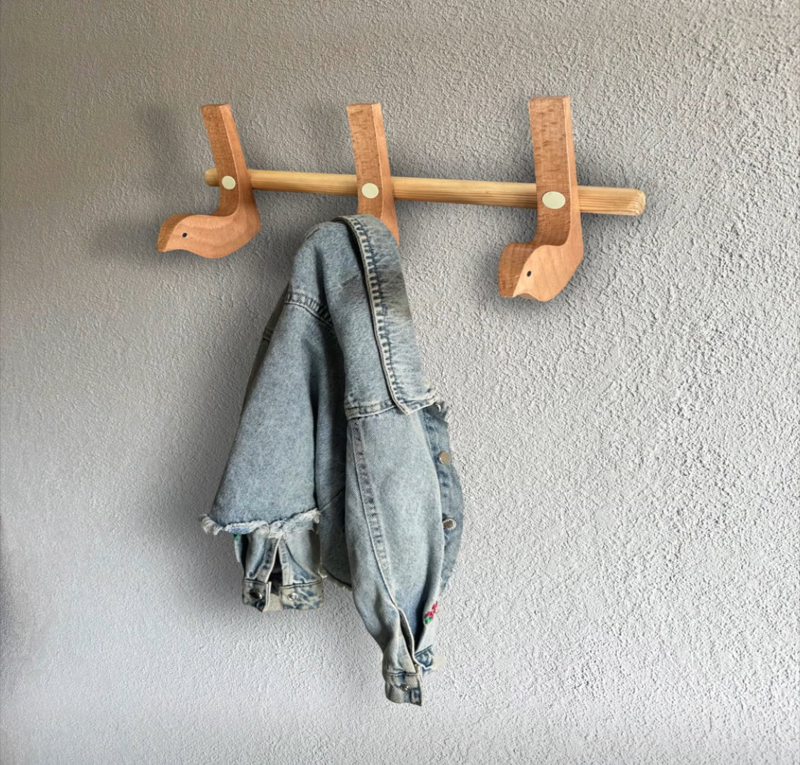 “Magical birds Kids Wooden Clothes Hangers”