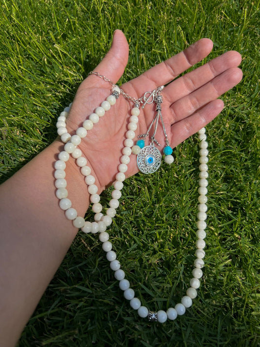Camel bone prayer beads