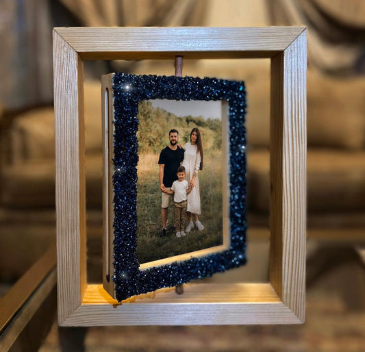 Wood&Crystal photo frame