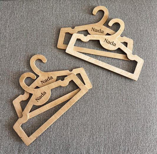 Custom Baby Name Hangers set