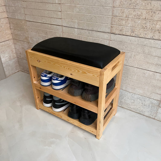 Wooden shoe holder