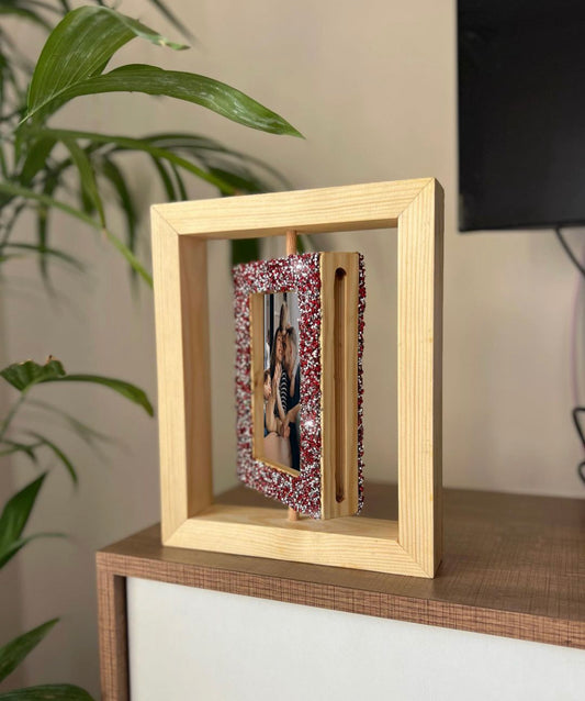 Wood&Crystal photo frame