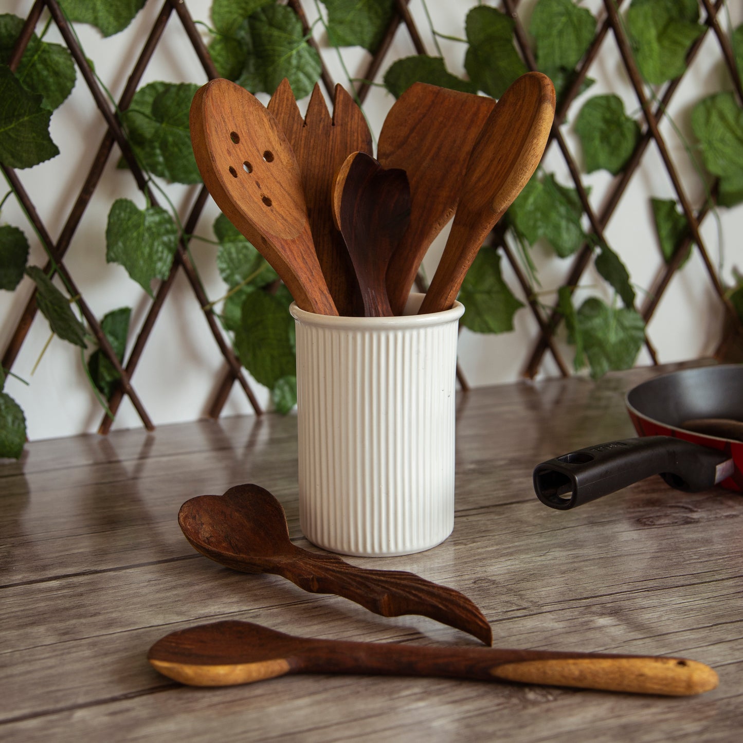 Kitchen Wooden Spoons Set