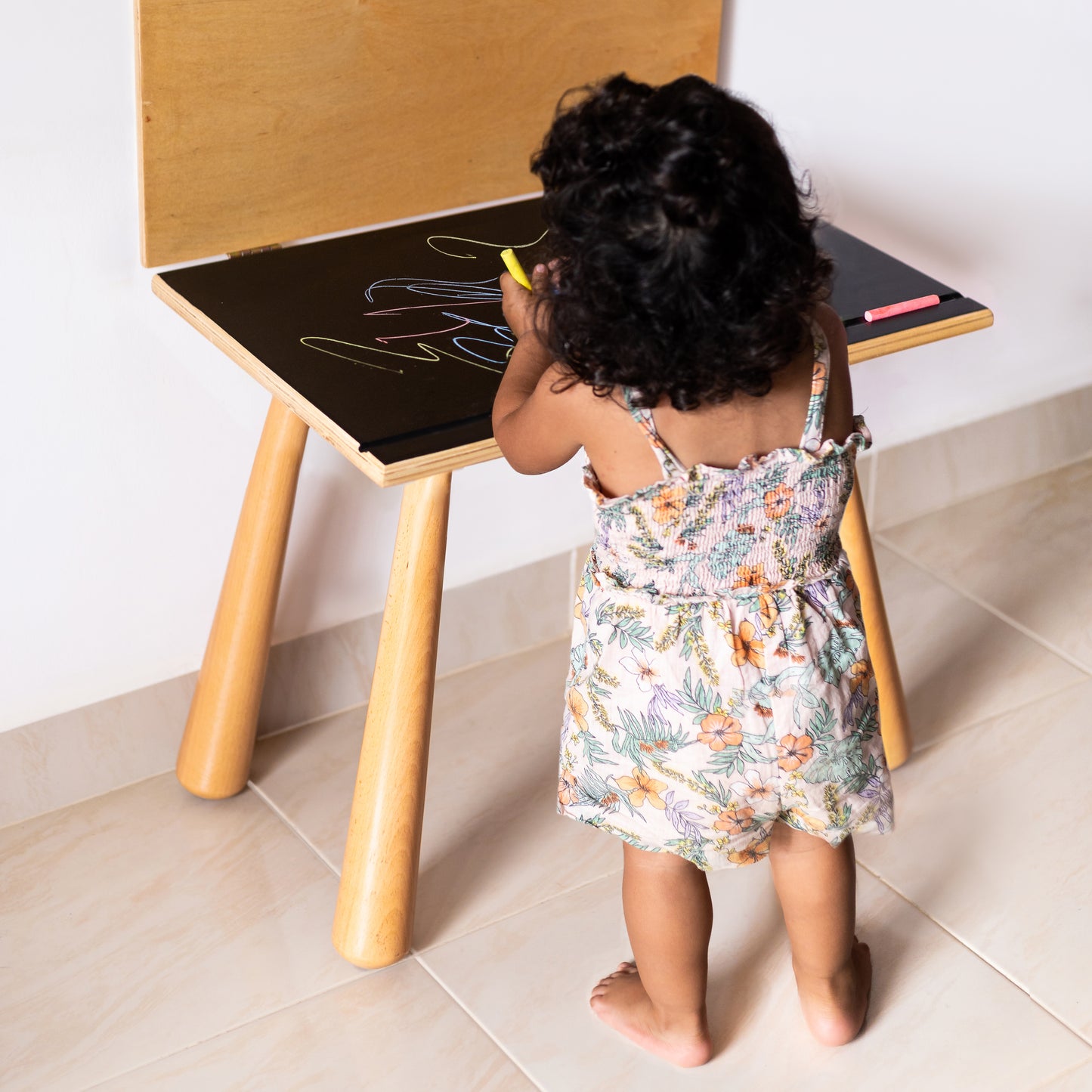 Interchangeable Chalk Table